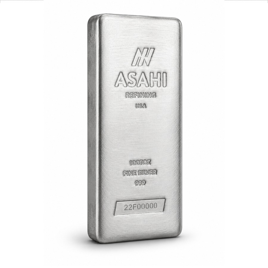 100 Oz Silver Bar | Asahi