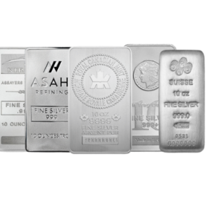 10 Oz Silver Bar | Assorted Selection