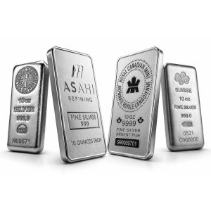10 Oz Silver Bar | Assorted Selection